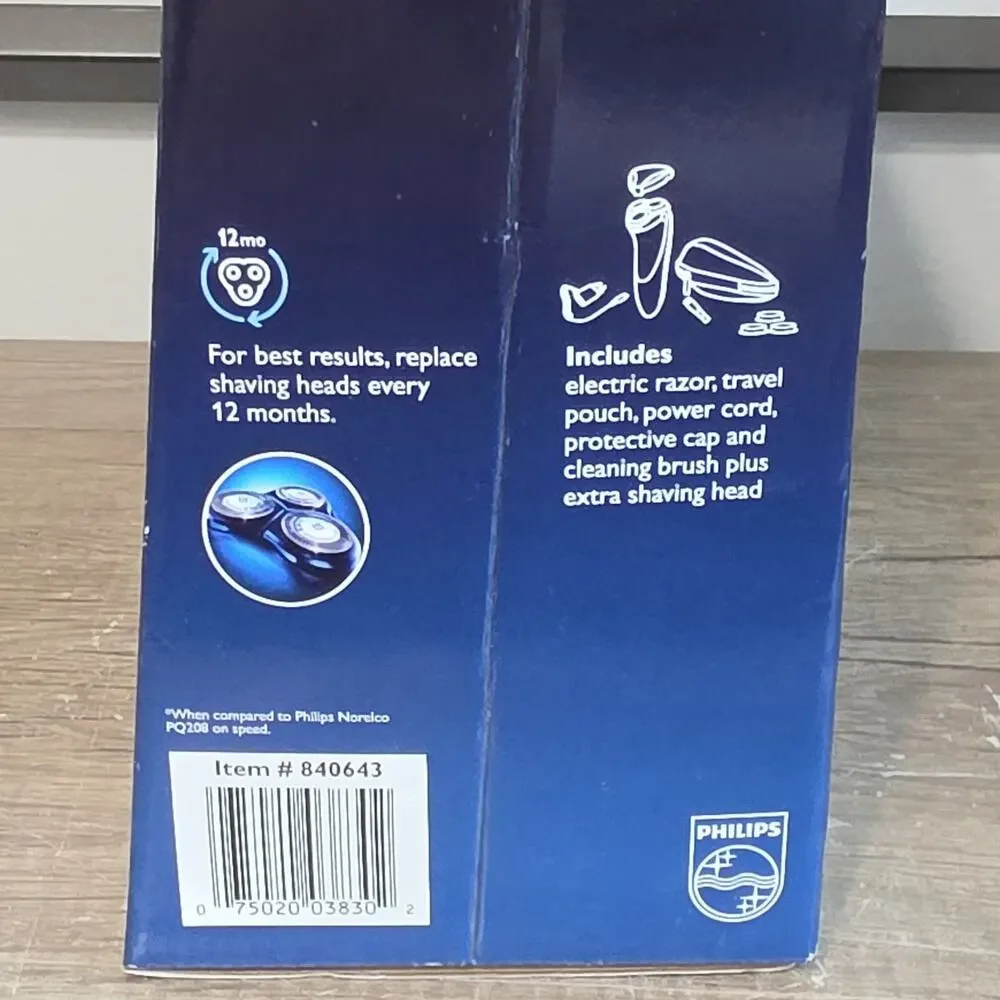Philips Norelco AT880 Electric Shaver Razor Dual Blade System Wet or Dry Trimmer